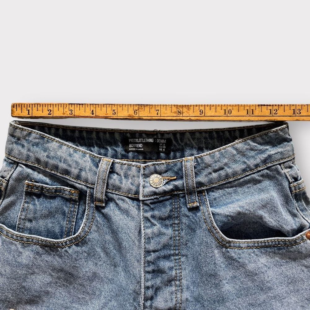 Prettylittlething Button Fly Thigh Split Baggy Bo… - image 5